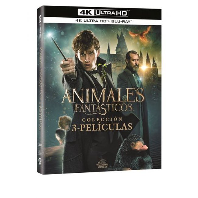 Animales fantásticos Pack 1-3  -  UHD + Blu-ray