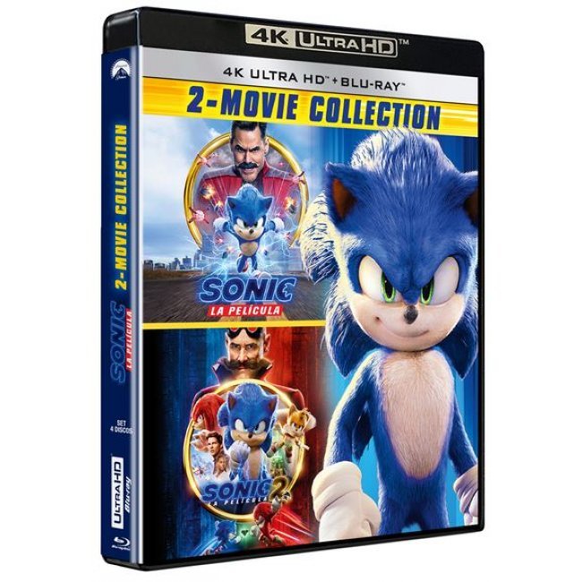 Pack Sonic + Sonic 2: La Película   - UHD + Blu-ray