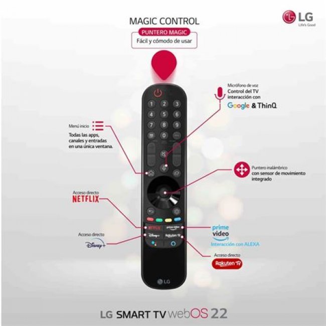 TV QNED 75'' LG 75QNED916QA 4K UHD HDR Smart TV