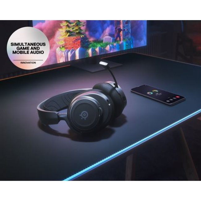 Headset gaming inalámbrico Steelseries Arctis Nova 7 Negro