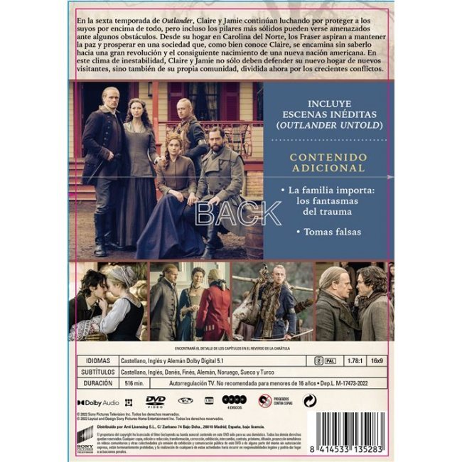 Outlander Temporada 6 - DVD