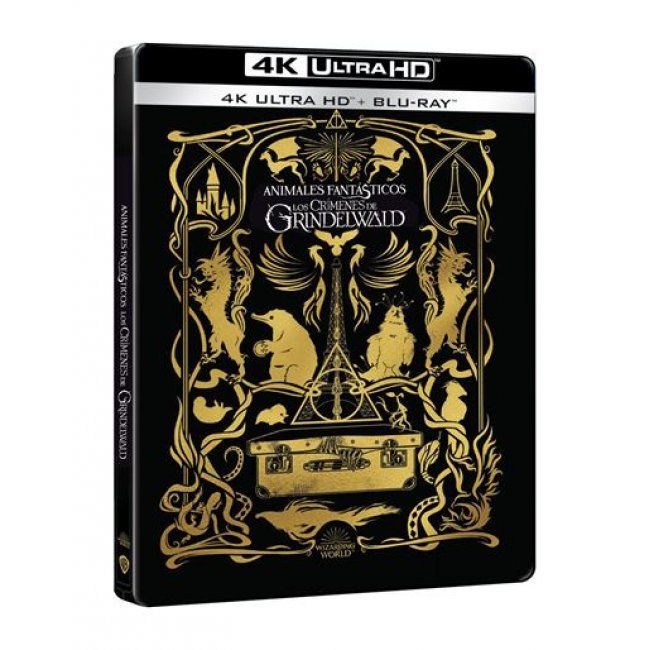 Animales fantásticos 2: Los crimenes de Grindelwald - Steelbook UHD + Blu-ray