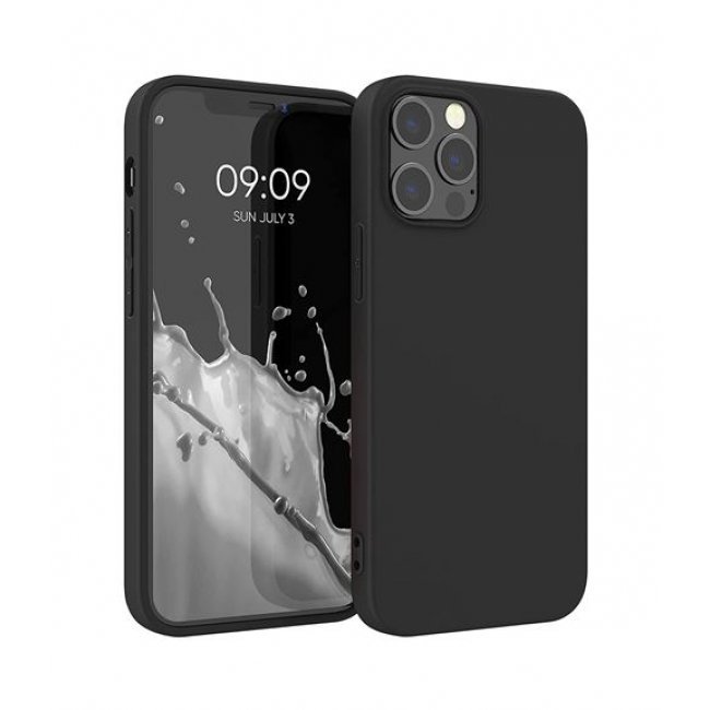 Funda 4-ok Silk Negro para iPhone 14 Pro Max