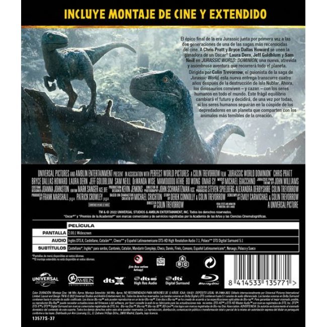 Jurassic World: Dominion - Blu-ray