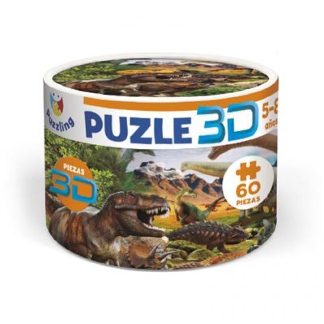 Puzzle 3D Imagiland Dinosaurios 60 piezas