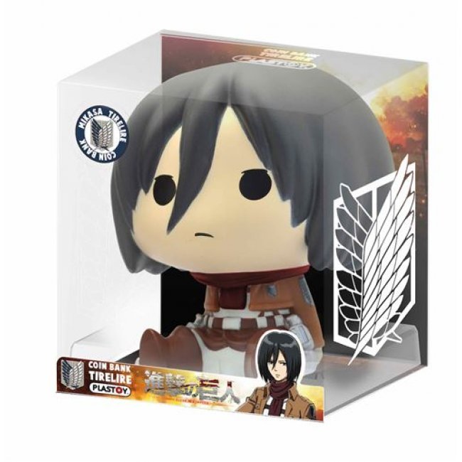 Hucha Ataque a los Titanes Mikasa 16cm