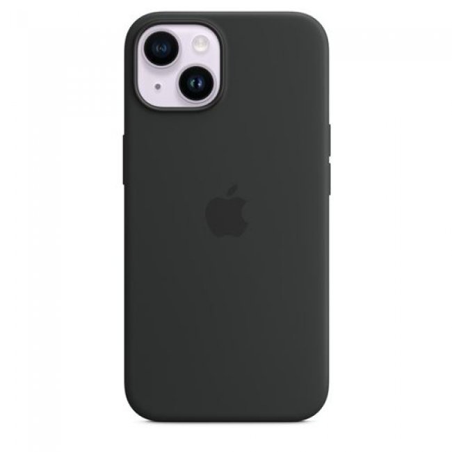 Funda de silicona Apple con MagSafe Medianoche para iPhone 14