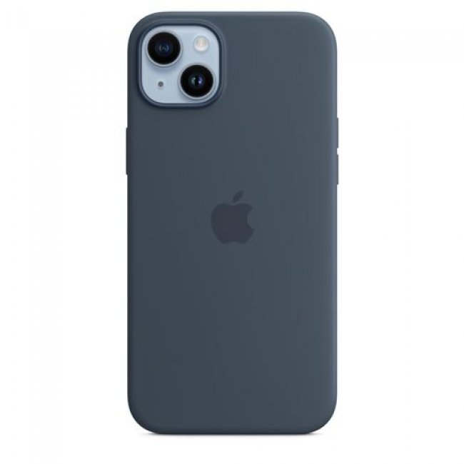 Funda de silicona Apple con MagSafe Azul tormenta para iPhone 14 Plus