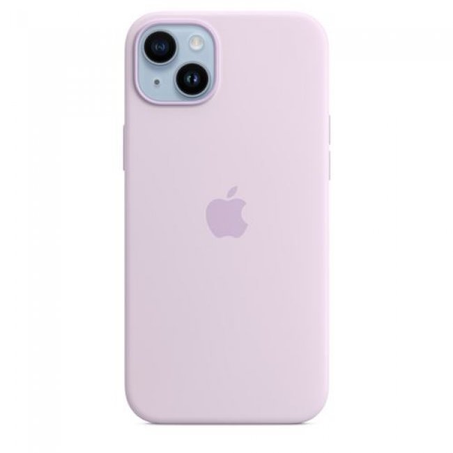 Funda de silicona Apple con MagSafe Lila para iPhone 14 Plus