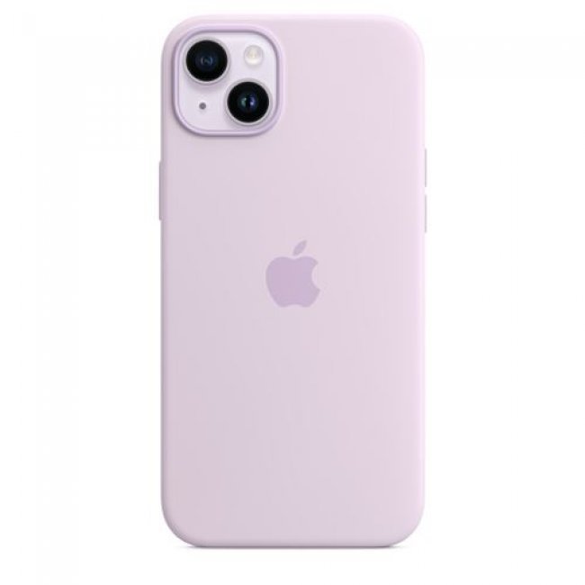 Funda de silicona Apple con MagSafe Lila para iPhone 14 Plus