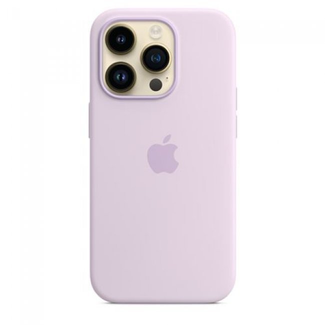 Funda de silicona Apple con MagSafe Lila para iPhone 14 Pro