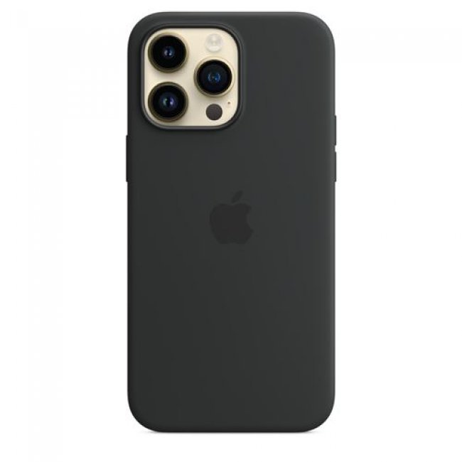 Funda de silicona Apple con MagSafe Medianoche para iPhone 14 Pro Max