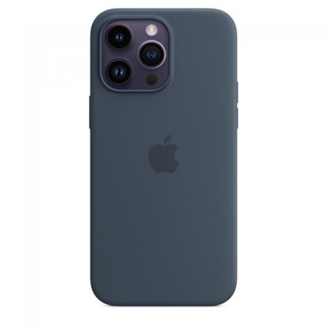Funda de silicona Apple con MagSafe Azul tormenta para iPhone 14 Pro Max