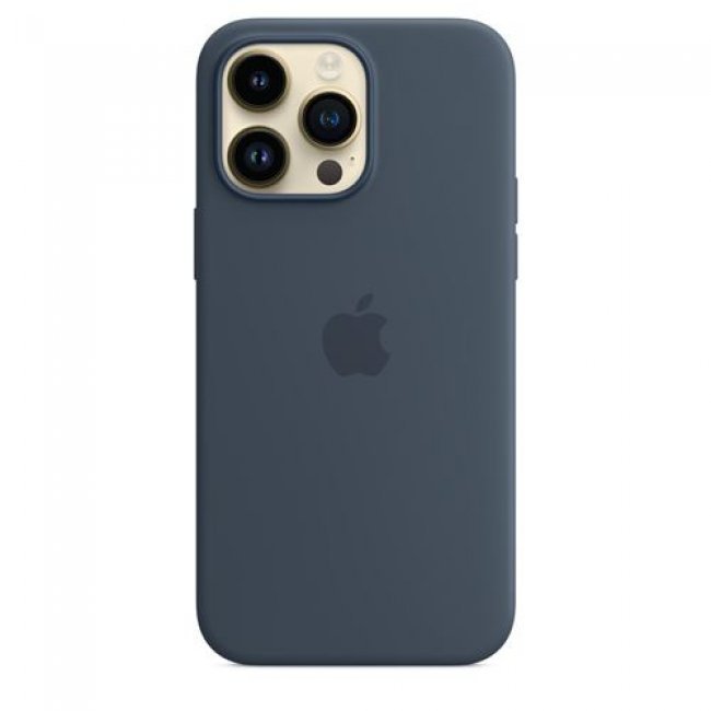 Funda de silicona Apple con MagSafe Azul tormenta para iPhone 14 Pro Max