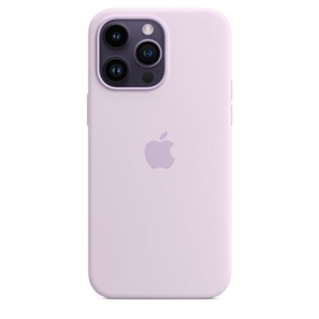 Funda de silicona Apple con MagSafe Lila para iPhone 14 Pro Max