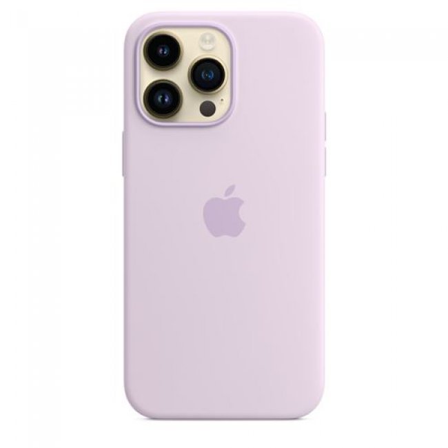 Funda de silicona Apple con MagSafe Lila para iPhone 14 Pro Max