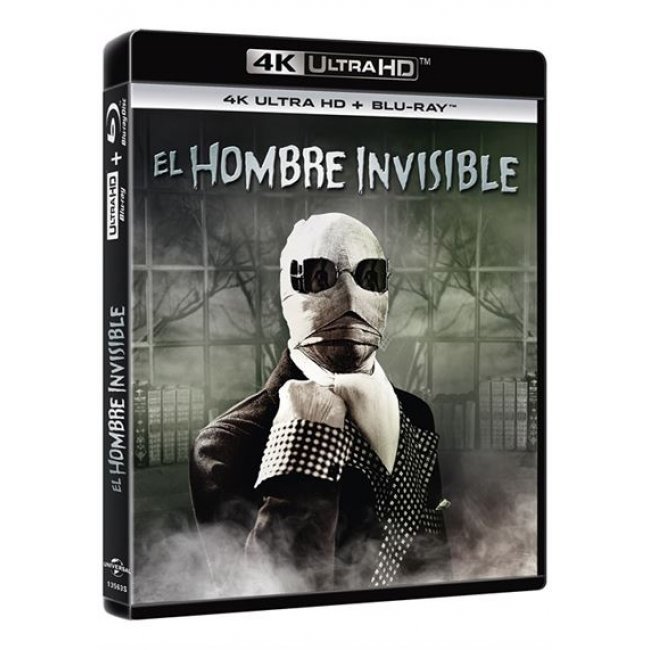 El hombre invisible  - UHD + Blu-ray