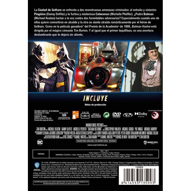 Batman vuelve - DVD