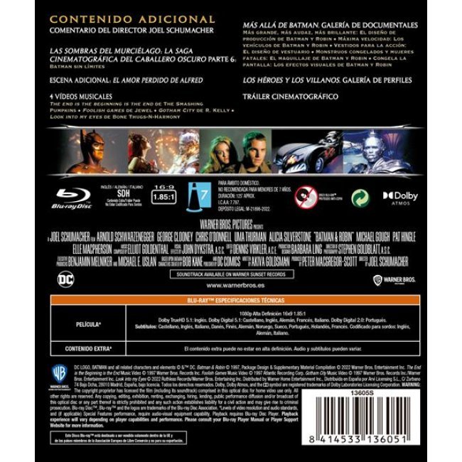 Batman y Robin - Blu-ray
