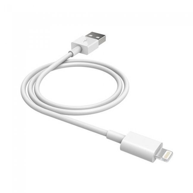 Cable Puro USB/Lightning MFI Blanco 1m