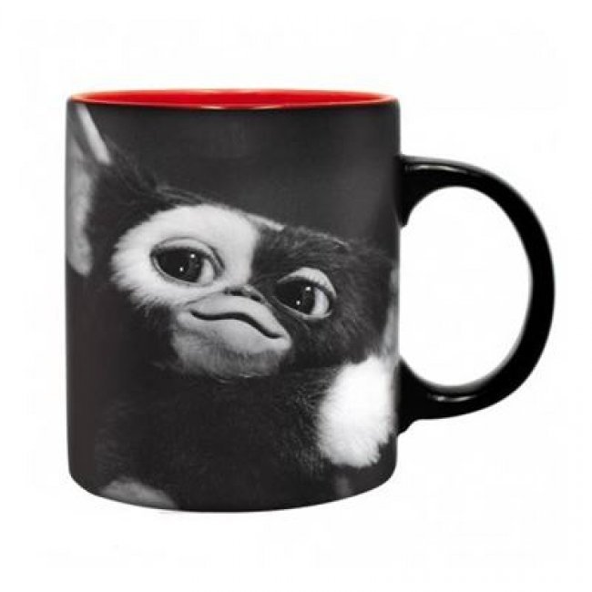 Taza Gremlins Girzmo They are coming! Blanco y negro 320ml