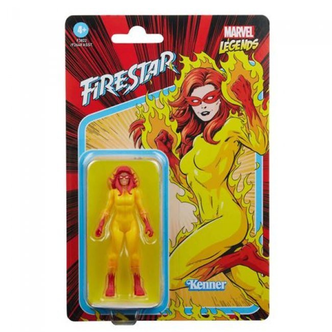 Figura Hasbro Marvel Legends Firestar Retro 9,5cm