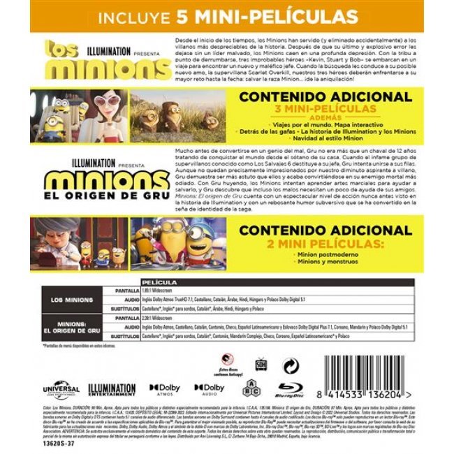 Minions Pack 1-2 - Blu-ray
