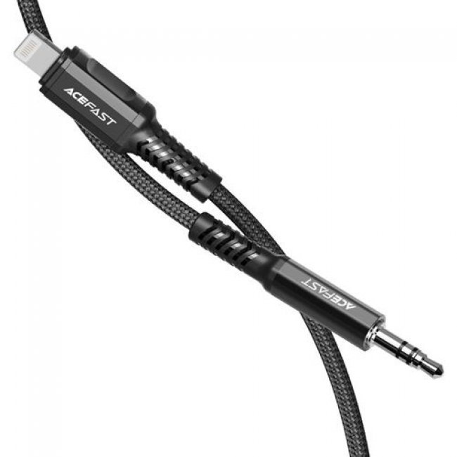 Cable de audio Acefast C1-06 Lightning a 3.5 mm 1,2 m Negro