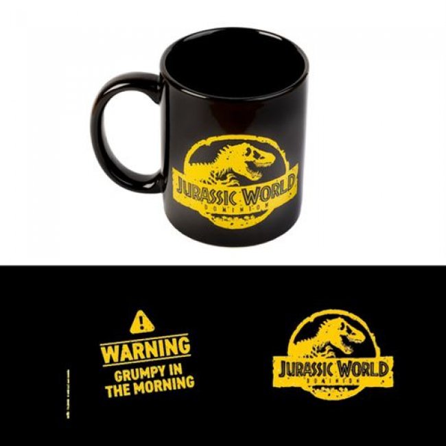 Taza Jurassic Park Logo Grumpy in the morning 350ml