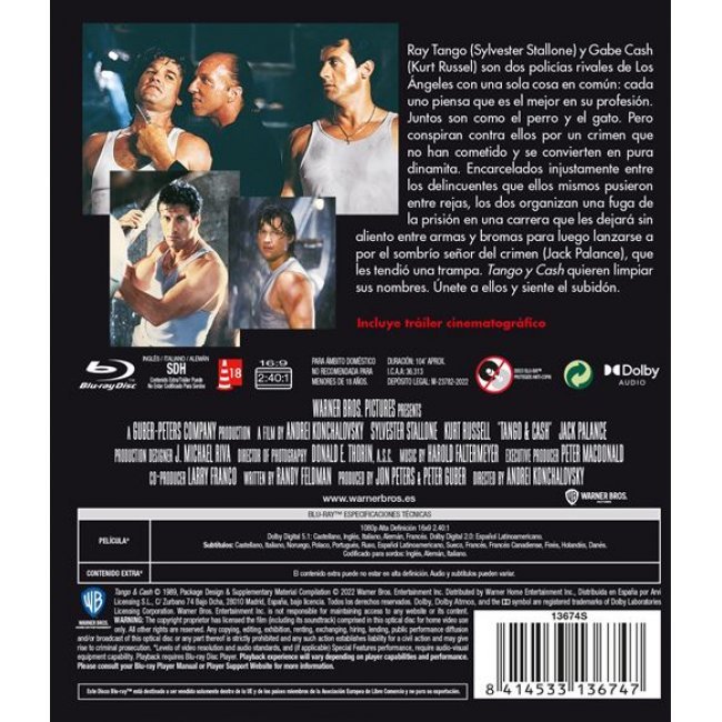 Tango y Cash - Blu-ray