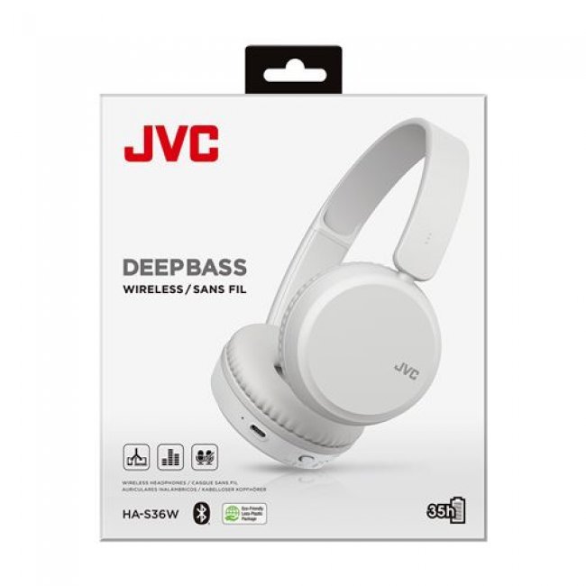 Auriculares Bluetooth JVC HA-S36W Blanco