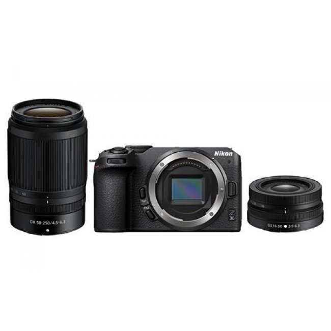 Cámara EVIL Nikon Z30 + 16-50mm + 50-250 mm