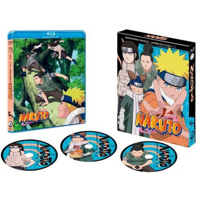 Naruto Box 5 Episodios 101 a 125 - Blu-ray
