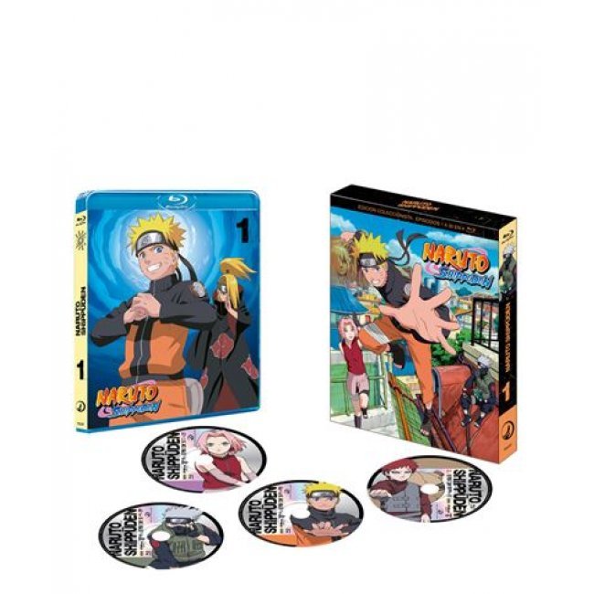 Naruto Box 1 (reedición sin caja contenedora) - Blu-ray