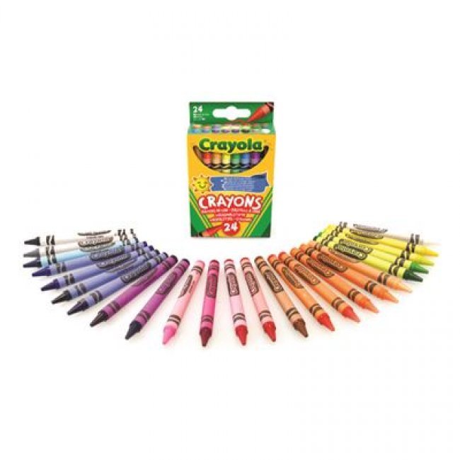 Caja de 24 Ceras Crayola