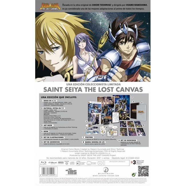 Saint Seiya: The Lost Canvas Edición Coleccionista A4 - Blu-ray