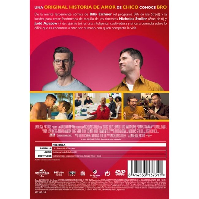 Bros: Más Que Amigos - DVD