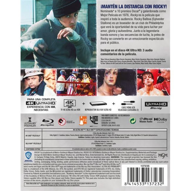 Rocky I - Steelbook UHD + Blu-Ray