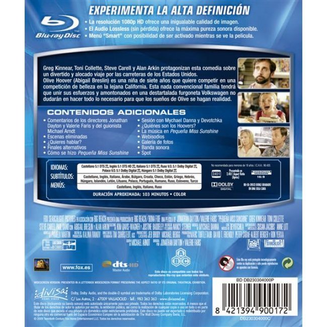 Pequeña Miss Sunshine - Blu-ray