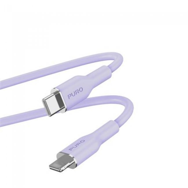 Cable Puro Icon USB-C a Lightning Violeta 1,5 m