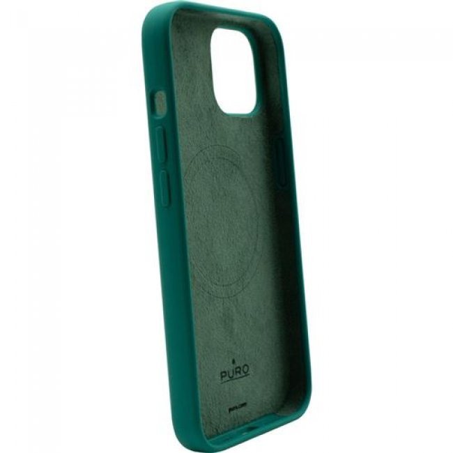 Funda Puro Icon Magsafe Verde oscuro para iPhone 14/13