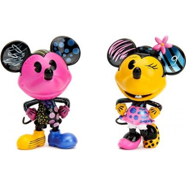 Pack 2 figuras Jada Disney Mickey y Minnie 10cm
