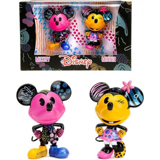 Pack 2 figuras Jada Disney Mickey y Minnie 10cm