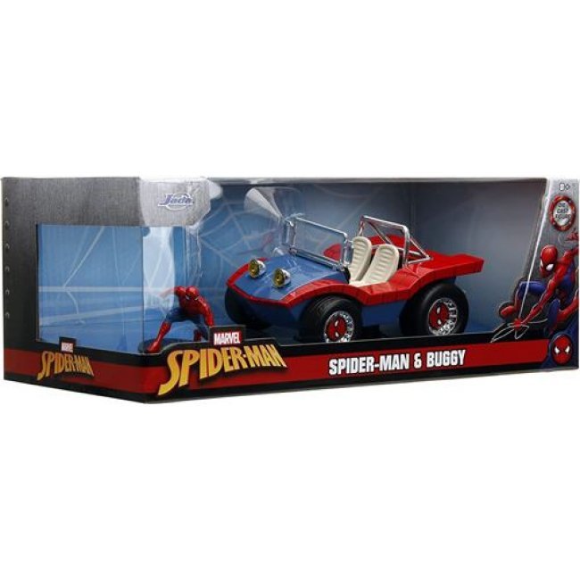 Figura Jada Marvel Spiderbuggy y Spiderman 1:24