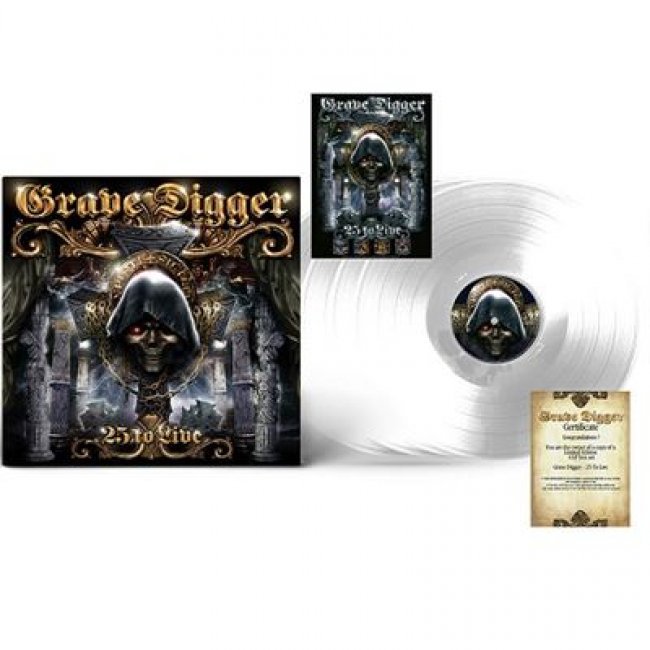 Grave Digger. 25 to Live - 4 Vinilos