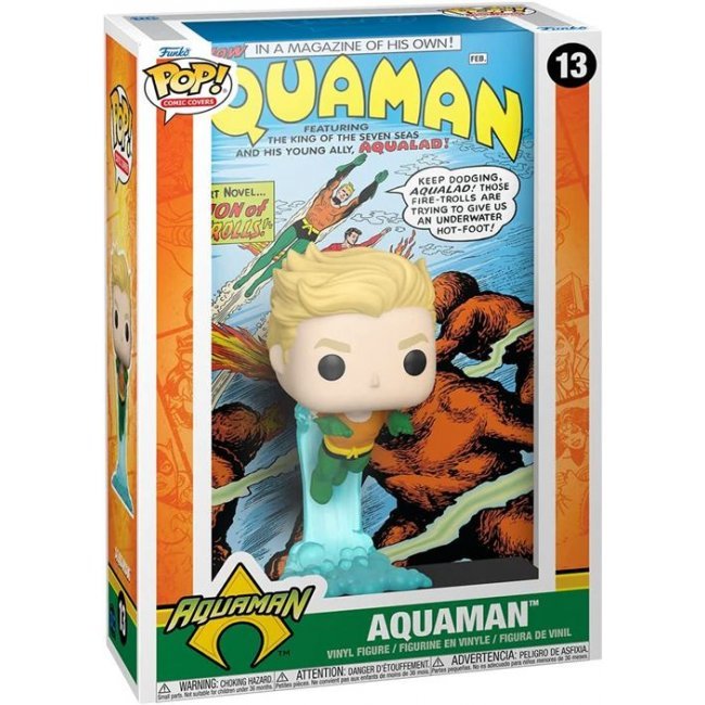 Figura Funko Comic Cover DC Aquaman 10cm