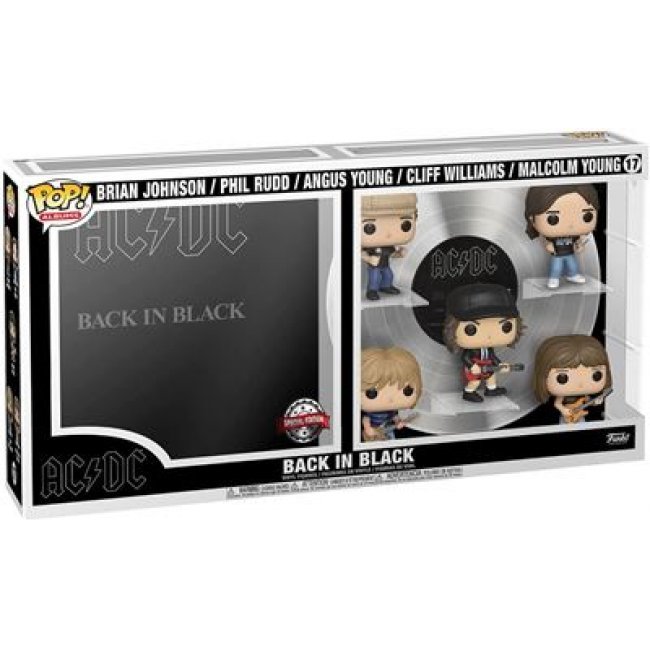 Set 5 figuras Funko Albums AC/DC Back In Black 10cm