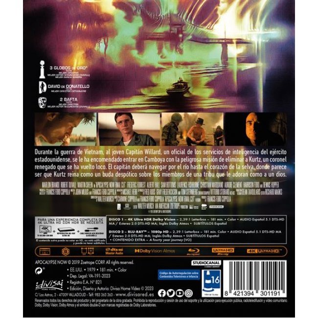 Apocalypse Now: Final Cut - UHD + Blu-ray