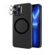 Funda 4-ok Carbon Lens MagSafe Negro para iPhone 14 Pro