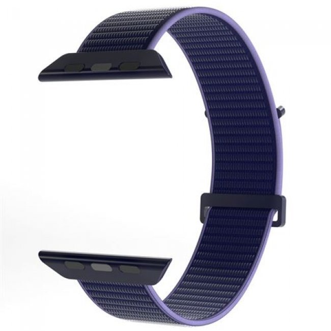 Correa deportiva Puro Nylon Azul marino para Apple Watch 42/44 mm